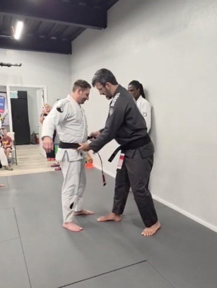 Rolles Gracie also graduating me to Black Belt in US