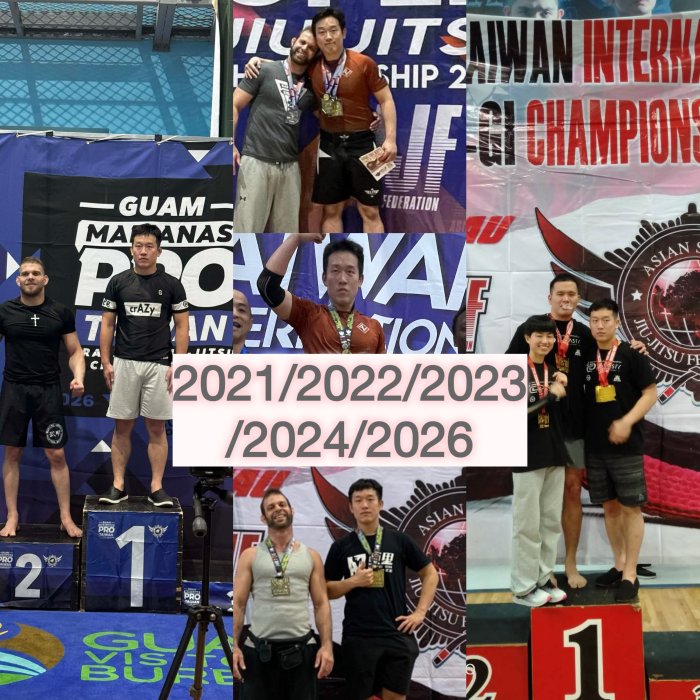 ASJJF TAIWAN 2021/2022/2023/2024/2026 6 X DOUBLE GOLD MEDALIST （PURPLE TO BLACK）