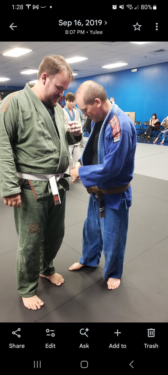 White belt · September 15, 2017