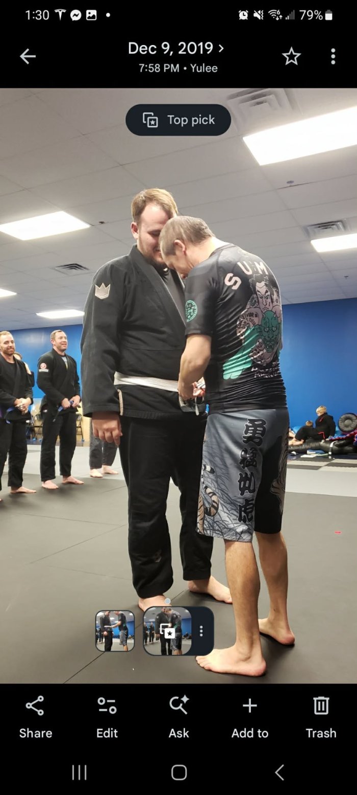 White belt · September 15, 2017