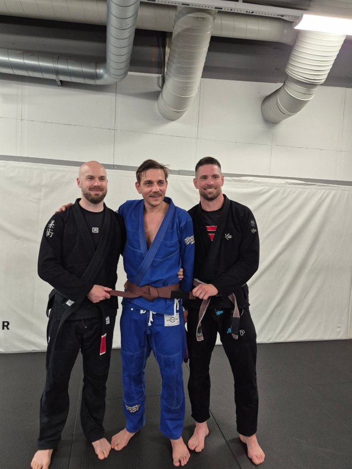 Brown belt · June 13, 2026 · Promoted by Robbin Kjellin