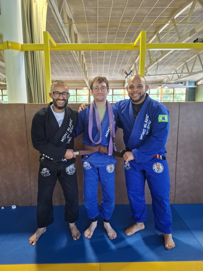 Brown belt · June 13, 2026 · Promoted by Luciano Bujão
