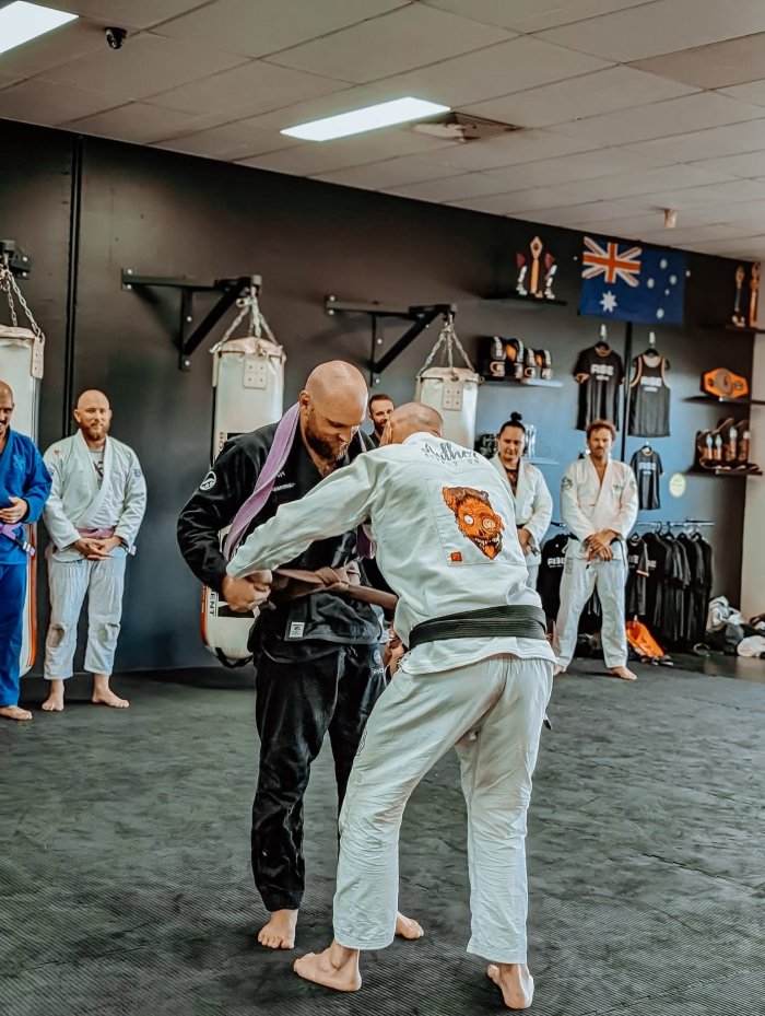 Brown belt · June 13, 2026 · Promoted by Luke Hallman
