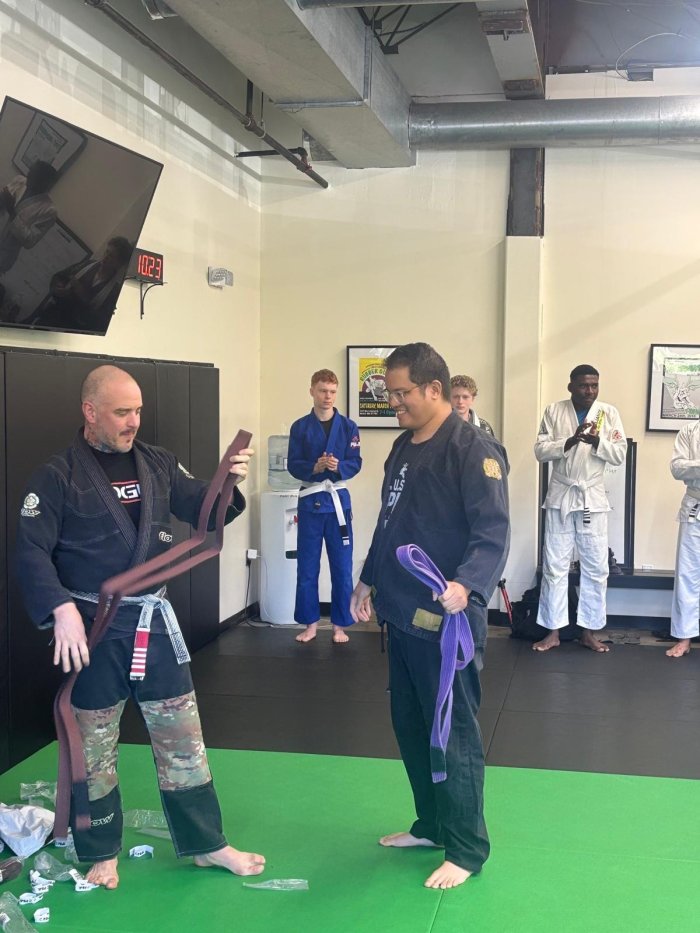 Brown belt · June 6, 2026 · Promoted by Justin Schulman