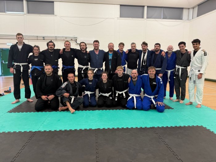 Recent photo at my club (Rushcliffe Jiu Jitsu)