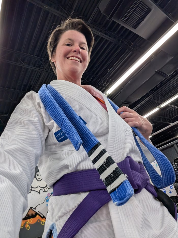 Purple belt · April 26, 2026 · Promoted by Wade Rome