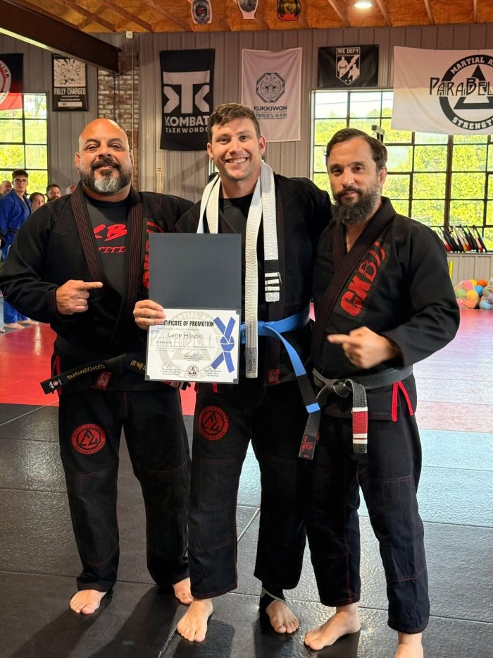 Blue belt · June 1, 2026 · Promoted by Frank Rodriguez
