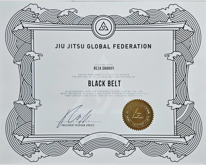 Black belt · January 10, 2026 · Promoted by Antonio Inacio