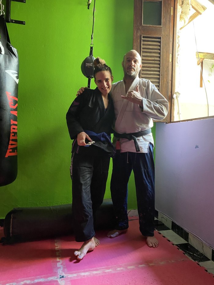 Blue belt · November 16, 2018 · Promoted by Carlos “Cavernícola” Rodríguez