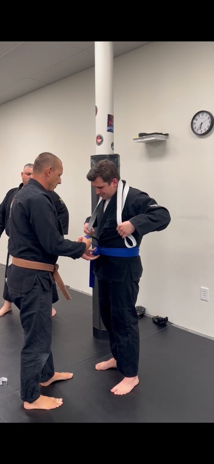 Blue belt · October 15, 2024 · Promoted by Joey Dean