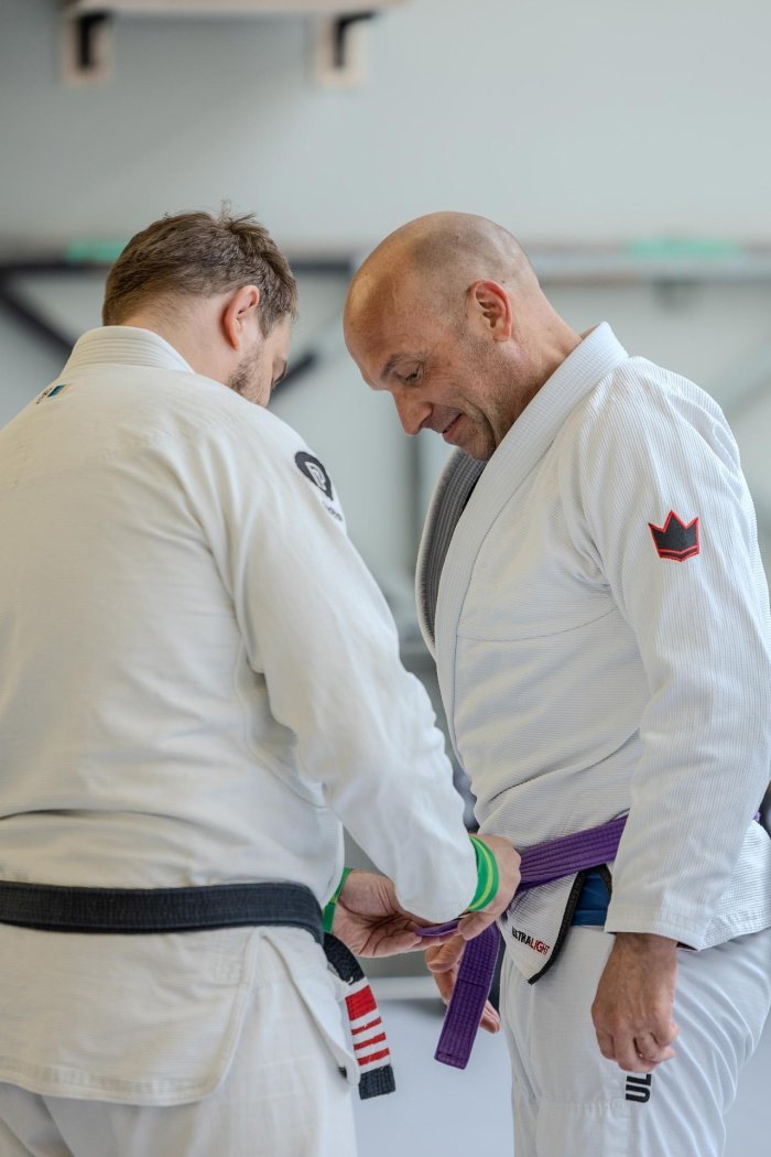 Purple belt · February 15, 2025 · Promoted by Jyri Manninen