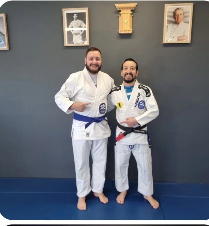 Blue belt · December 17, 2025 · Promoted by Andres Hernandez