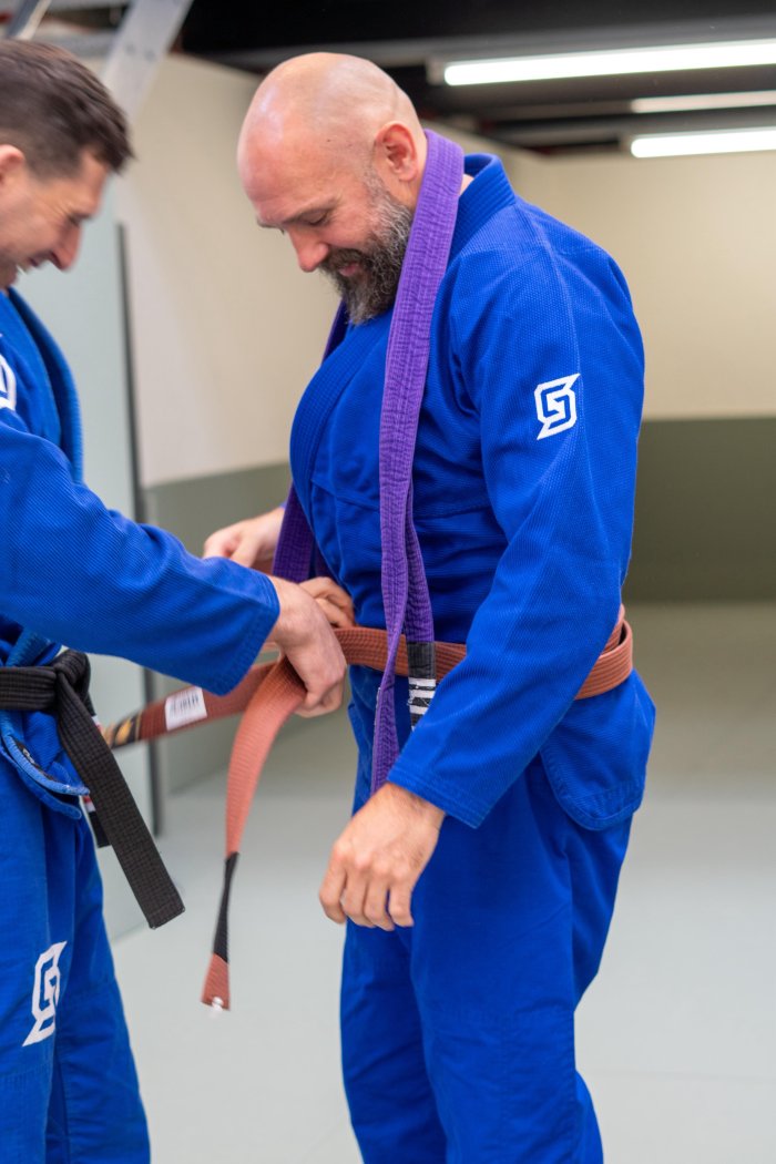 Brown belt · June 20, 2026 · Promoted by Jamie Paxman