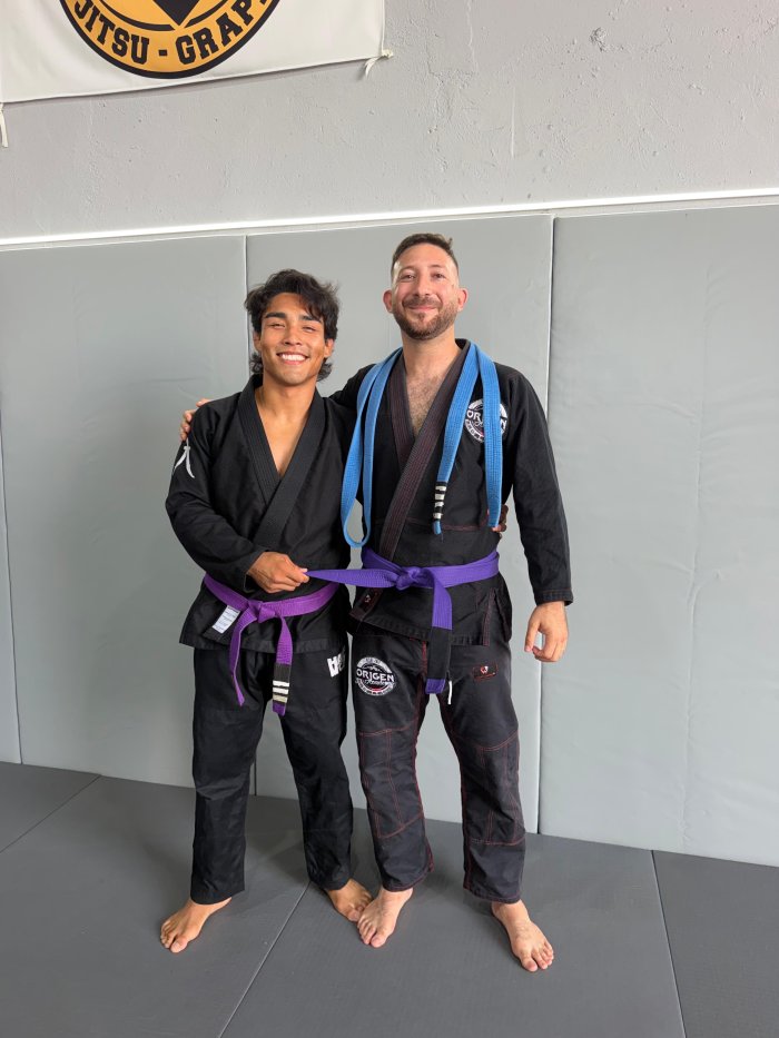 Purple belt · June 19, 2026 · Promoted by Manu Mariscal Cuadrado