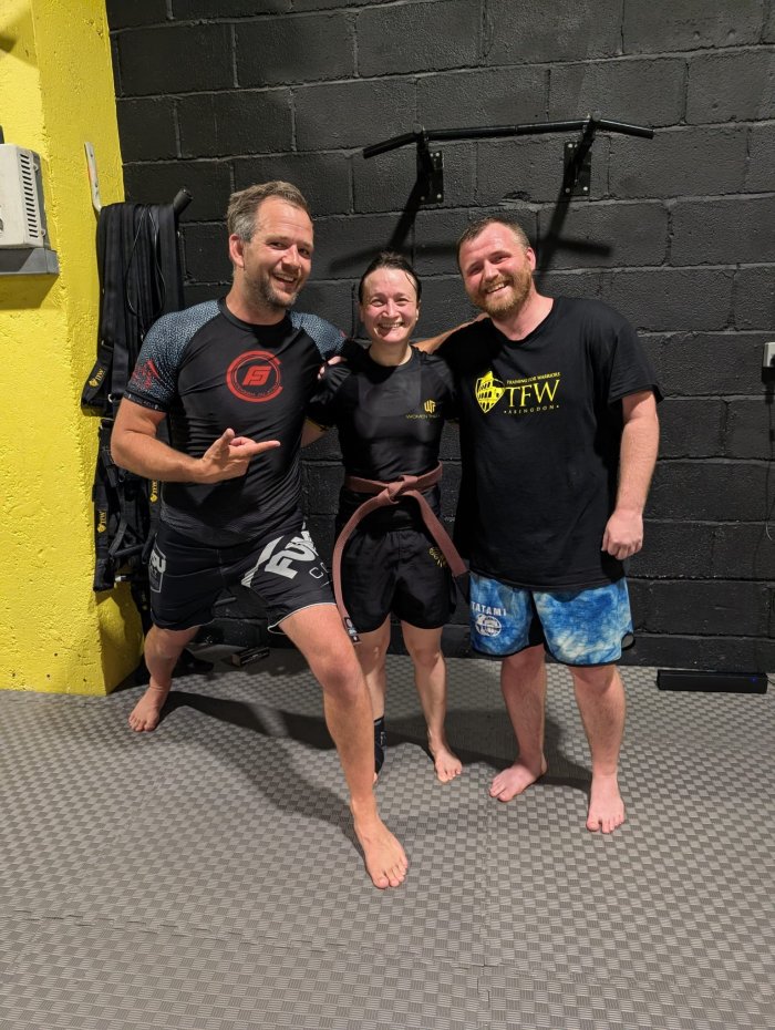 Brown belt · June 22, 2026 · Promoted by Chris Fensom