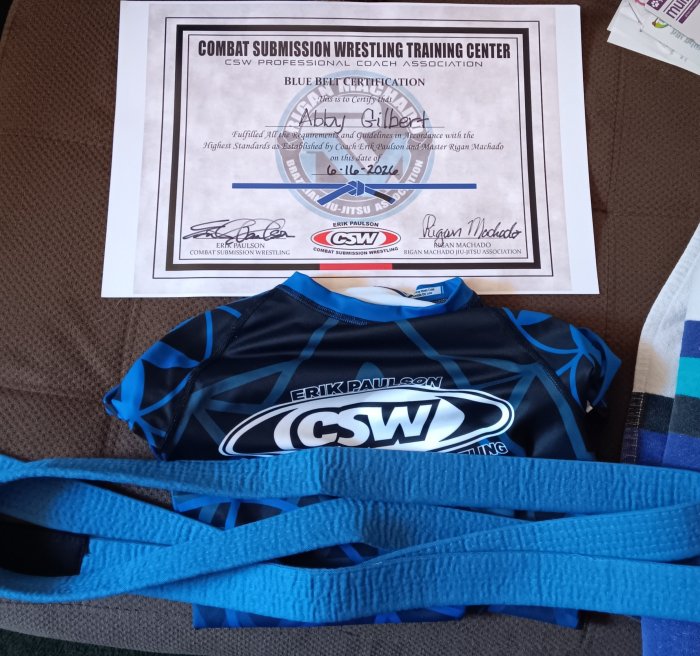 Blue belt · June 16, 2026 · Promoted by Eric Paulson