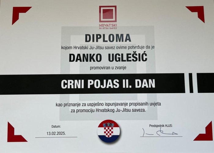 Black belt 2nd degree · June 24, 2023 · Promotion by time served