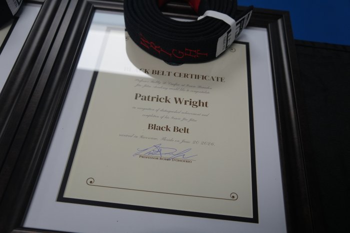 Black belt · June 20, 2026 · Promoted by Robert Donofrio