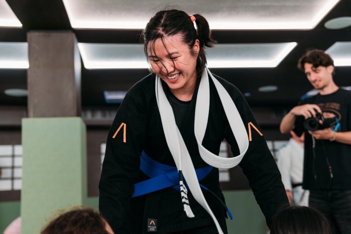 Blue belt · June 26, 2026 · Promoted by Ffion Davies