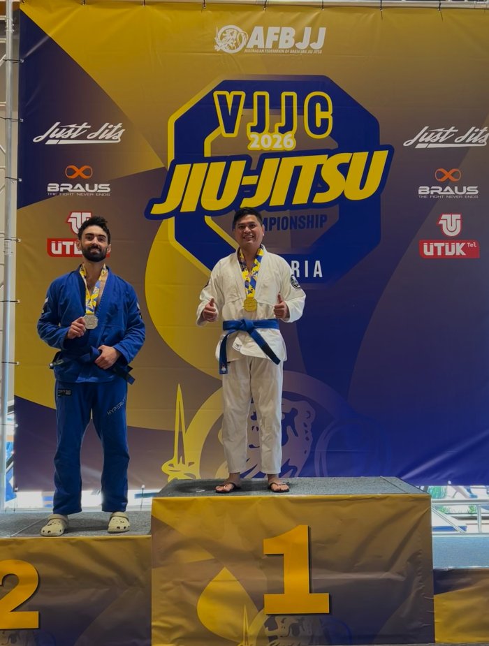 Second place / silver at AFBJJ Victorian State Champs (VJJC 2026)