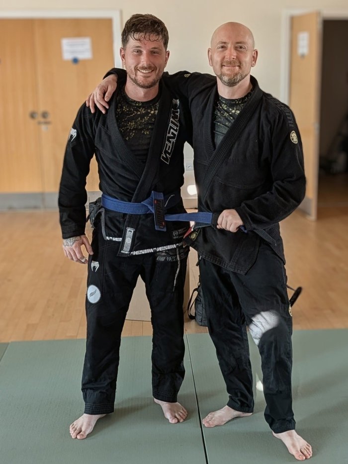 Blue belt · June 27, 2026 · Promoted by Wayne Tomsett