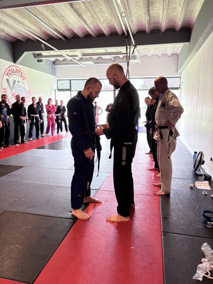 Purple belt · June 27, 2026 · Promoted by Brian Van Miltenburg