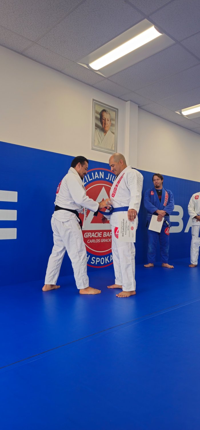 Blue belt · September 27, 2025 · Promoted by Professor Herbert Maeda