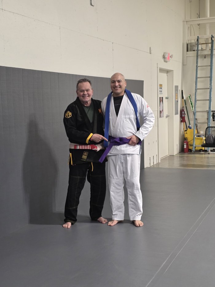 Purple belt · March 2, 2026 · Promoted by Master Frederico Pimentel
