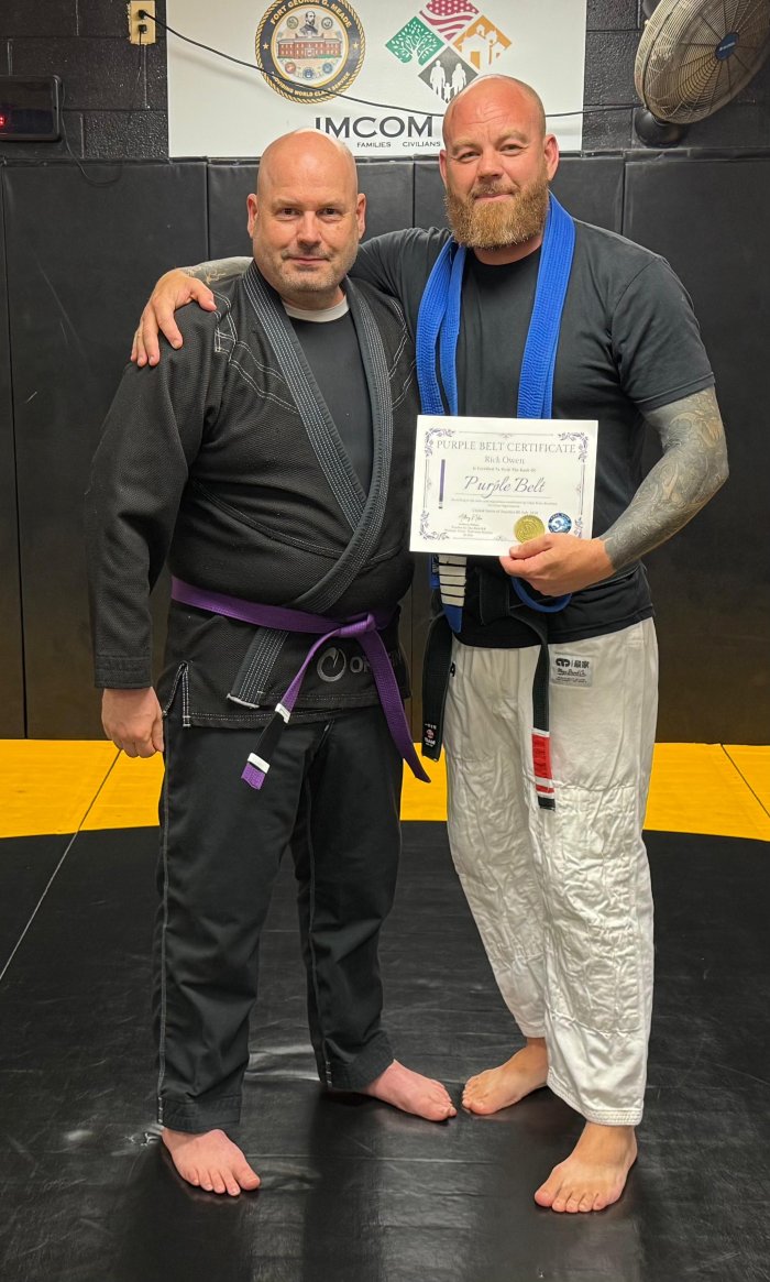 Purple belt · July 6, 2026 · Promoted by Anthony Nelson