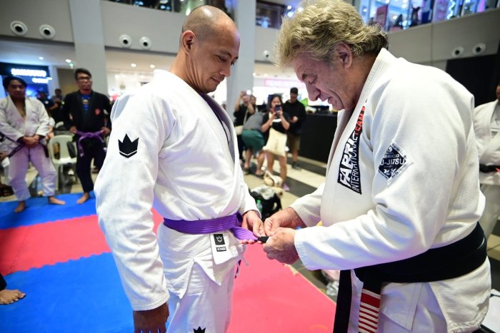Purple belt · May 19, 2024 · Promoted by Stephen Kamphuis 5th degree black belt