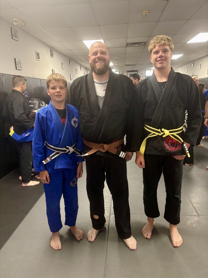 My boys and I got promoted