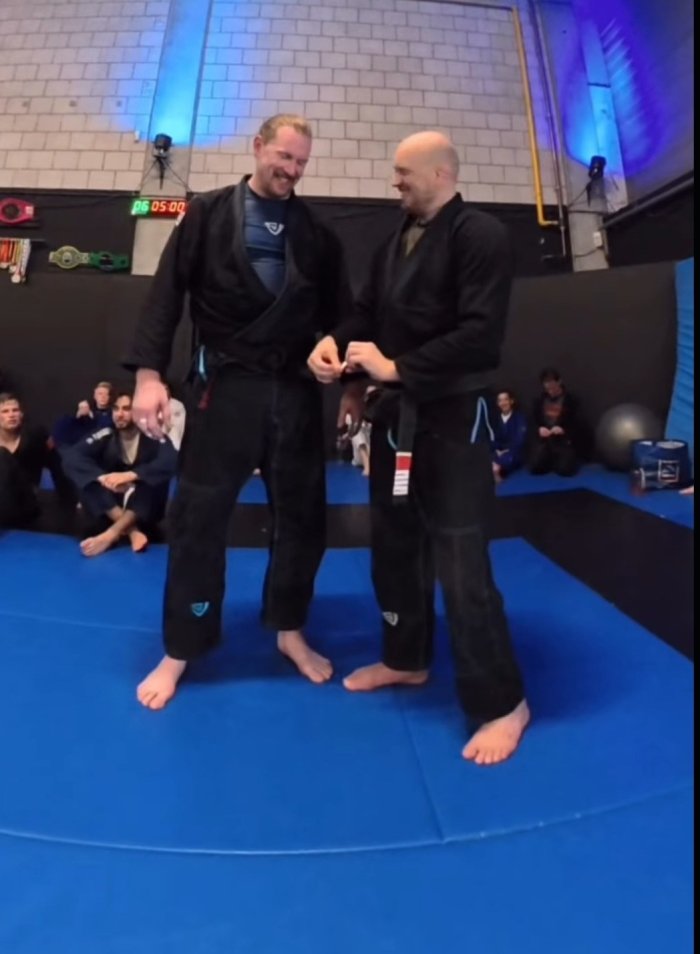Black belt 1st degree · July 8, 2026 · Promoted by Jochem Branderhorst