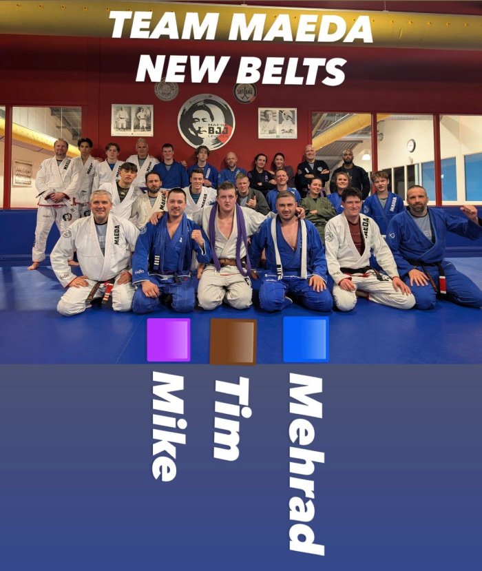 Purple belt · March 12, 2026 · Promoted by Michel Kragten