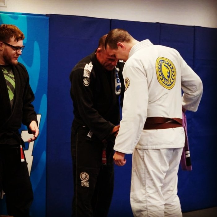 Brown belt · May 10, 2018 · Promoted by Kevin Landry