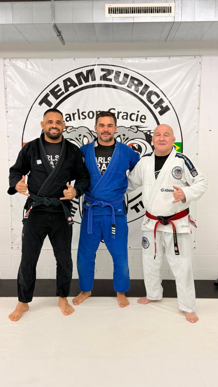 With my Proffesor Felipe "Broa" Thiago  and Carlson Gracie JR.