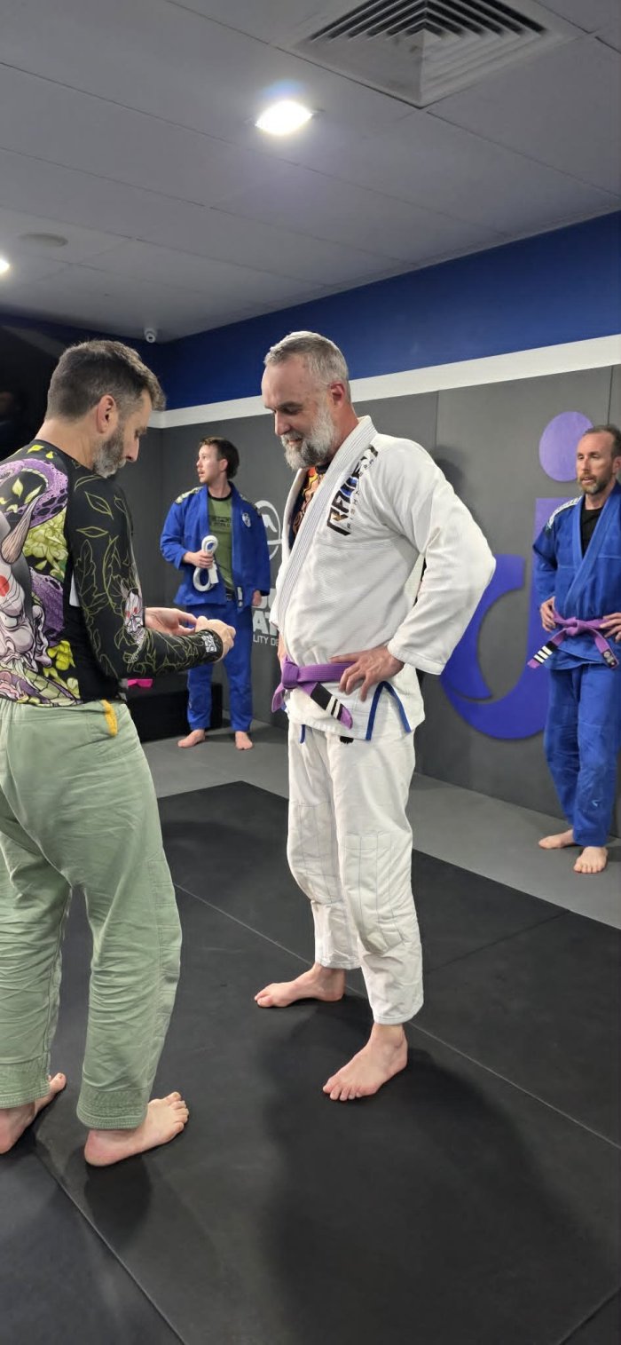 Purple belt · December 21, 2024 · Promoted by Trenton Laurance
