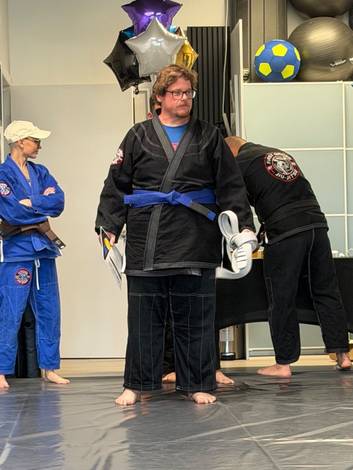 Blue belt · July 11, 2026 · Promoted by Michael Fernandez