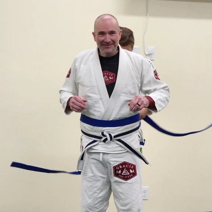 Blue belt · February 17, 2023 · Promoted by Kyrpos Hostetter