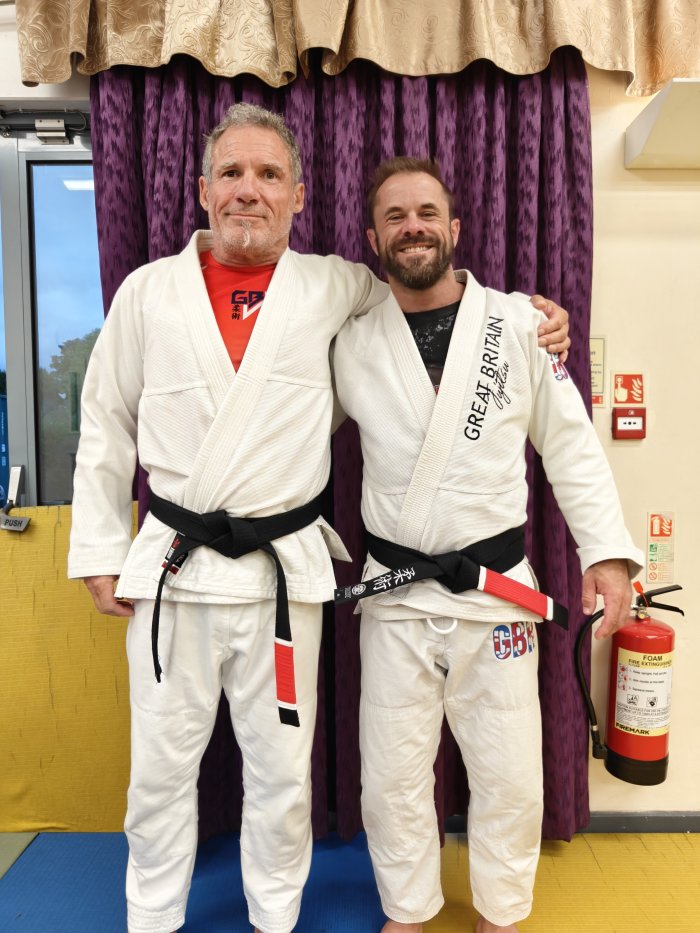 My Japanese Jujitsu coach, business partner and inspiration, Professor Michael McGarry