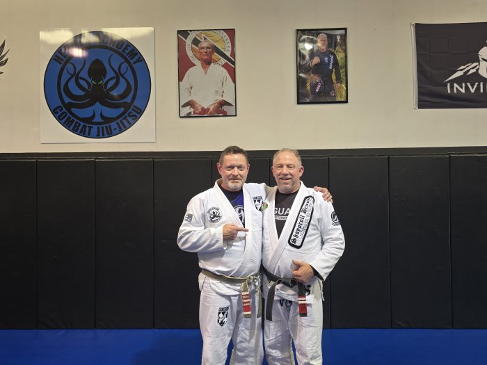 2nd stripeon black belt promotion