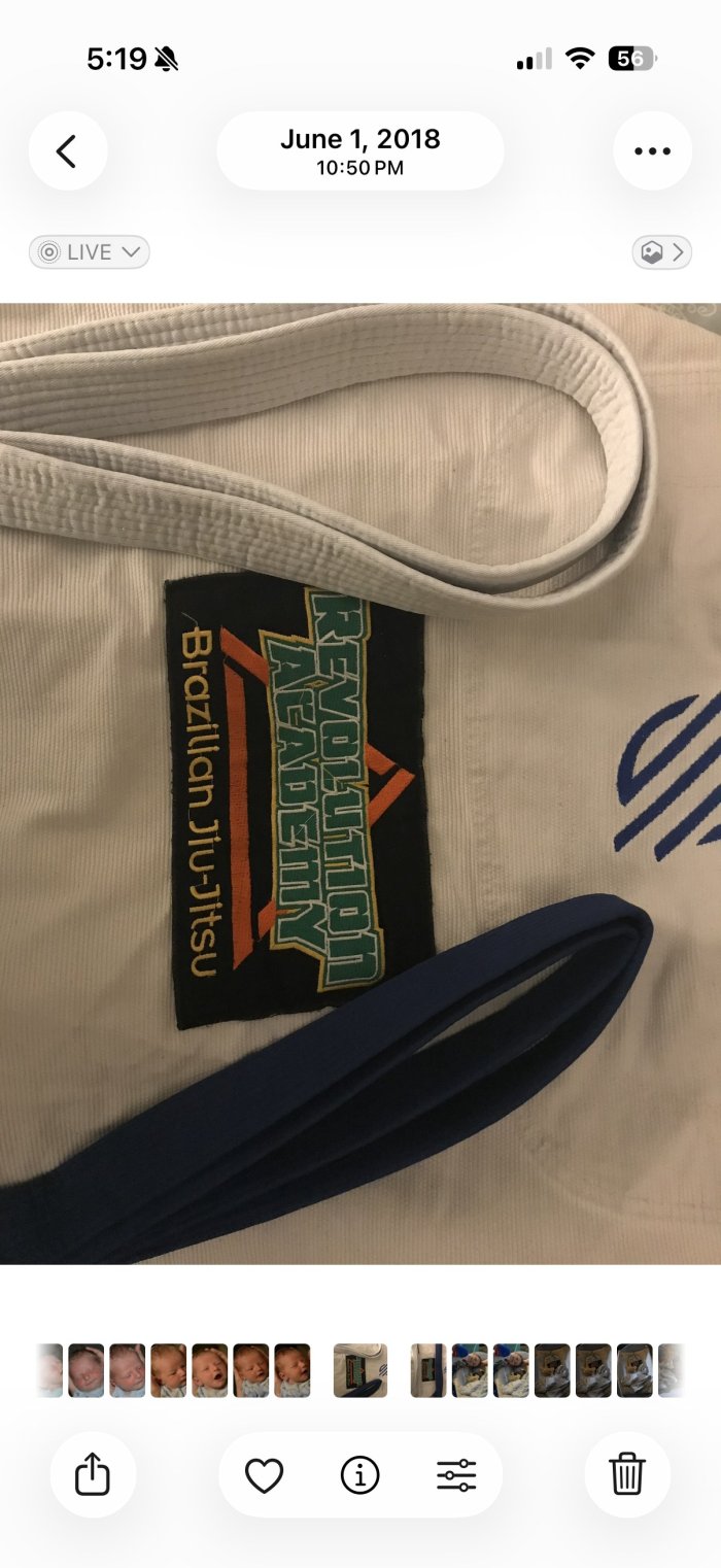 Blue belt · October 17, 2018 · Promoted by Anthony Colantuono