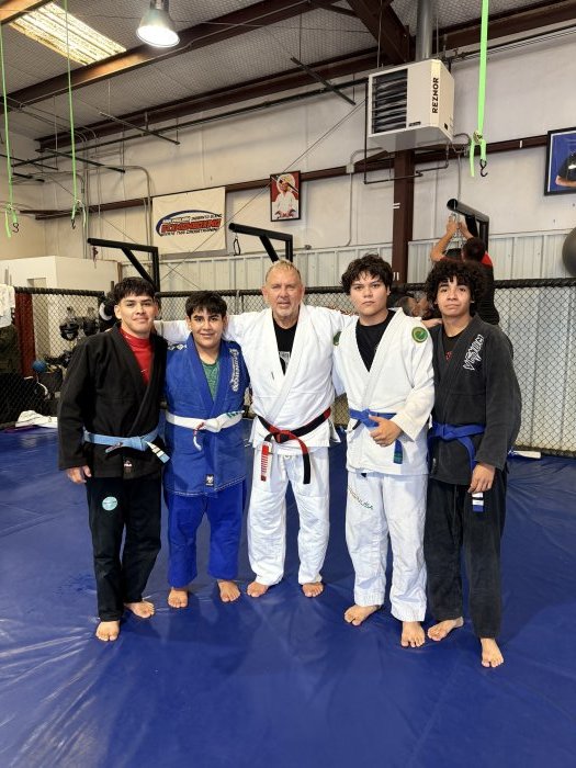 Some of my students with Erik Paulson.