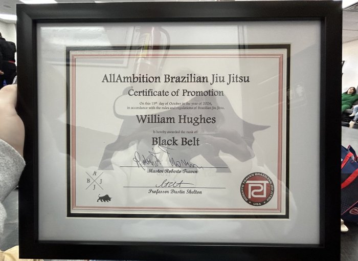 Black belt · October 20, 2024 · Promoted by Roberto Traven