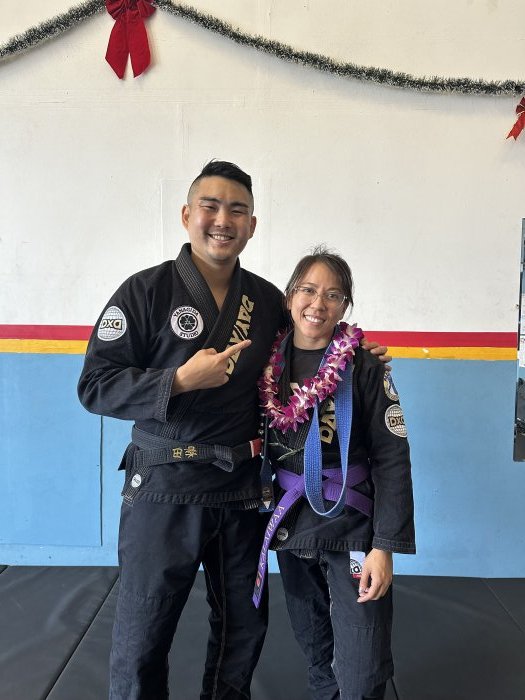 Purple belt · December 21, 2024 · Promoted by Justin Yanagida