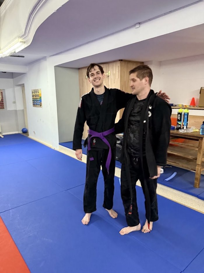 Purple belt · July 4, 2026 · Promoted by Ari Isopoussu