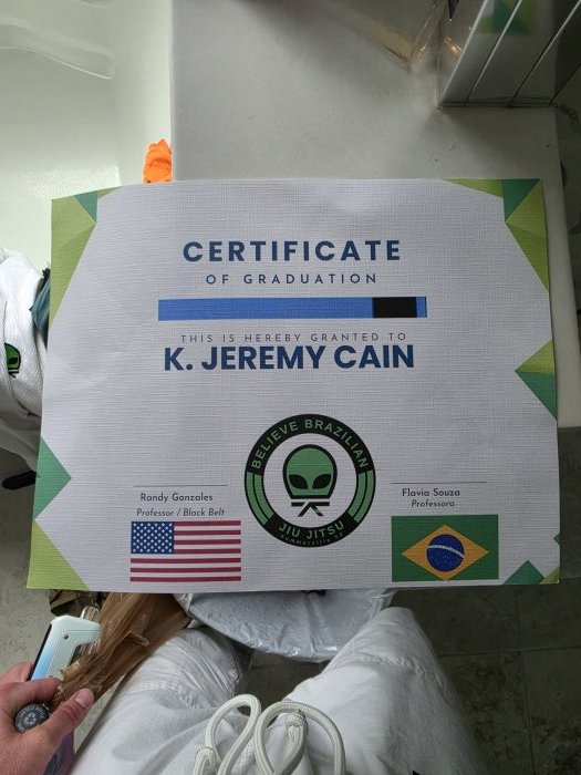 Blue belt · July 25, 2026 · Promoted by Randy Moon Gonzales