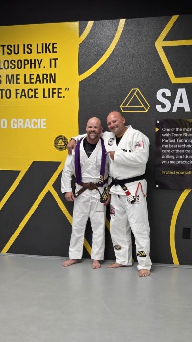 Brown belt · June 19, 2026 · Promoted by Joshua Arentz - Team Rhino Gracie Jiu Jitsu
