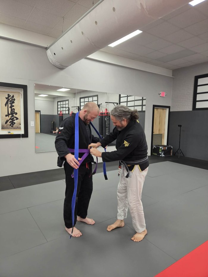 Purple belt · July 20, 2026 · Promoted by Brian Miller