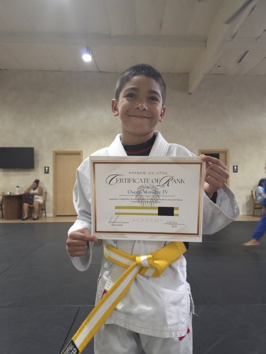 Yellow belt · July 11, 2026 · Promoted by Rafael Feitosa
