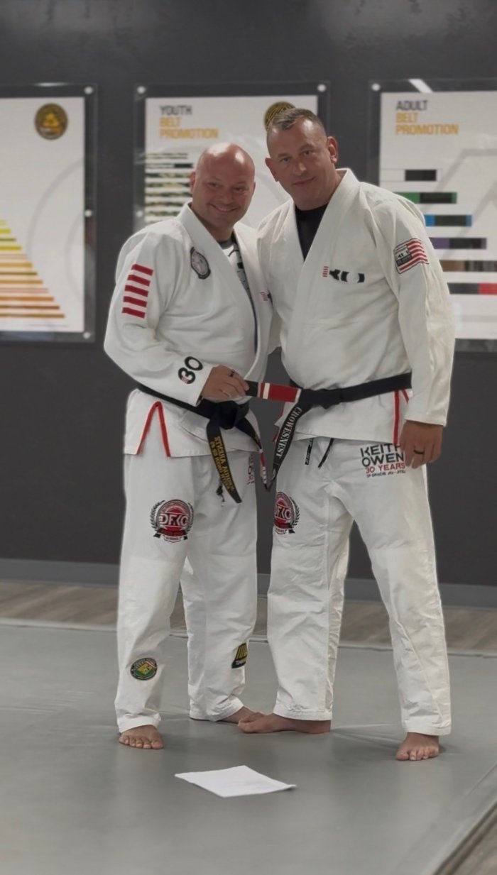 Black belt 1st degree · June 20, 2026 · Promoted by Joshua Arentz
